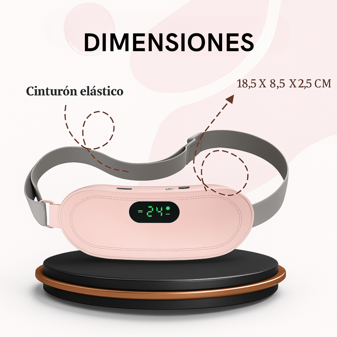 Cinturón Térmico con Masaje Vibratorio para Bienestar Femenino ⭐