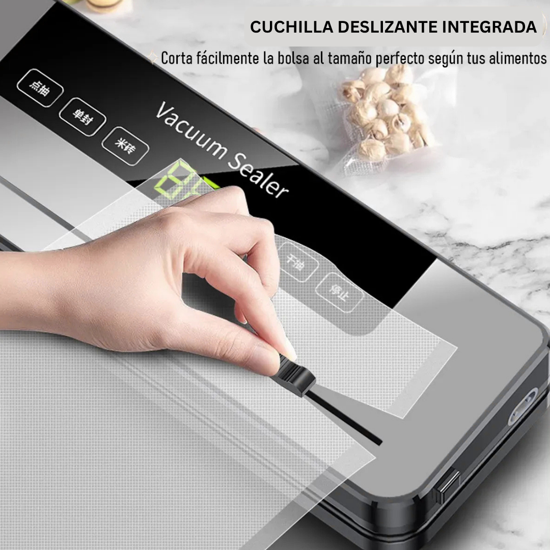 Selladora al Vacío 5 en 1 Sella y Conserva tus Alimentos Fácilmente