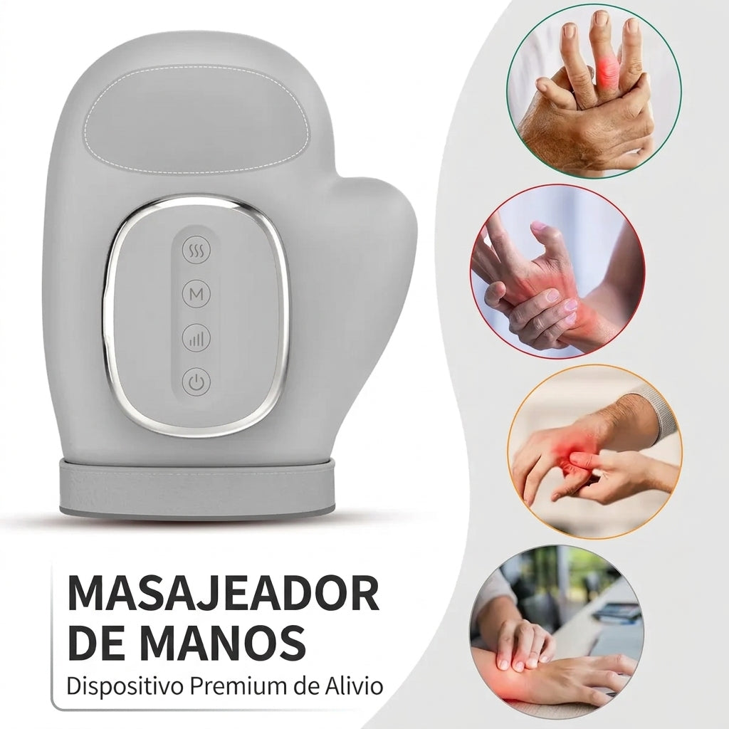 Masajeador de Manos para el Confort de la Artritis: Calor + Compresión + Masaje