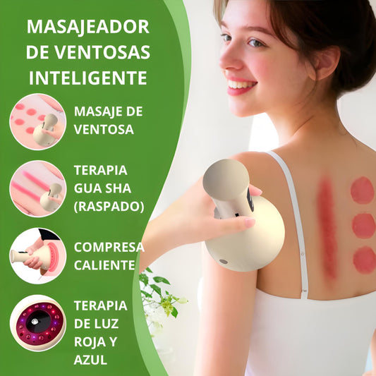 Masajeador Terapéutico de Ventosas Inteligente 3 en 1
