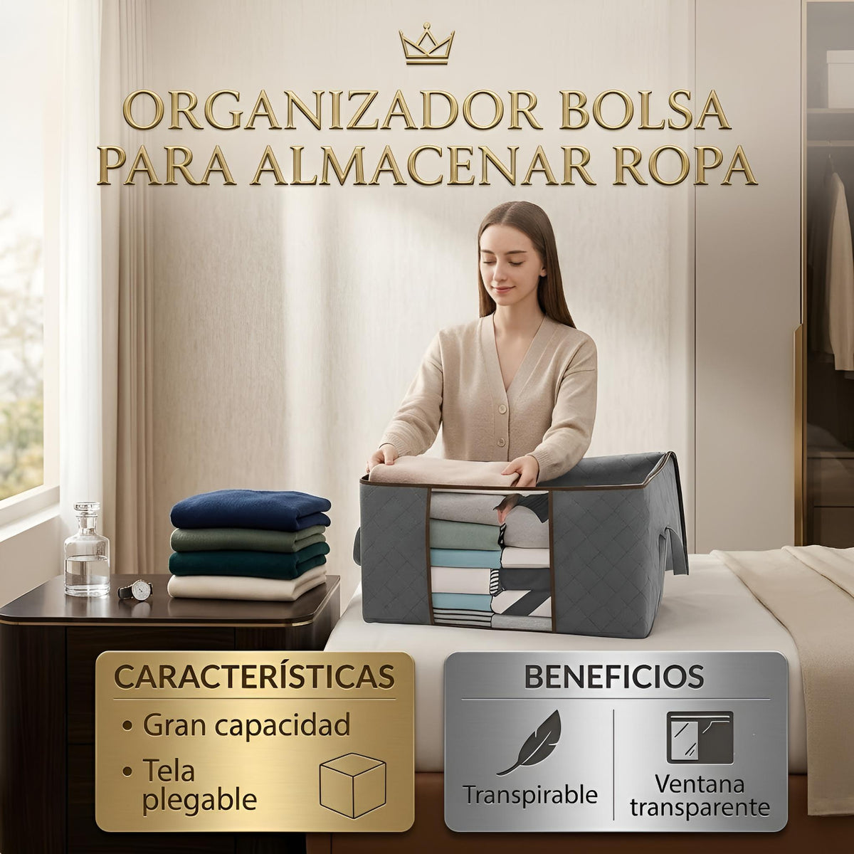 Pack 4 Organizadores de Ropa