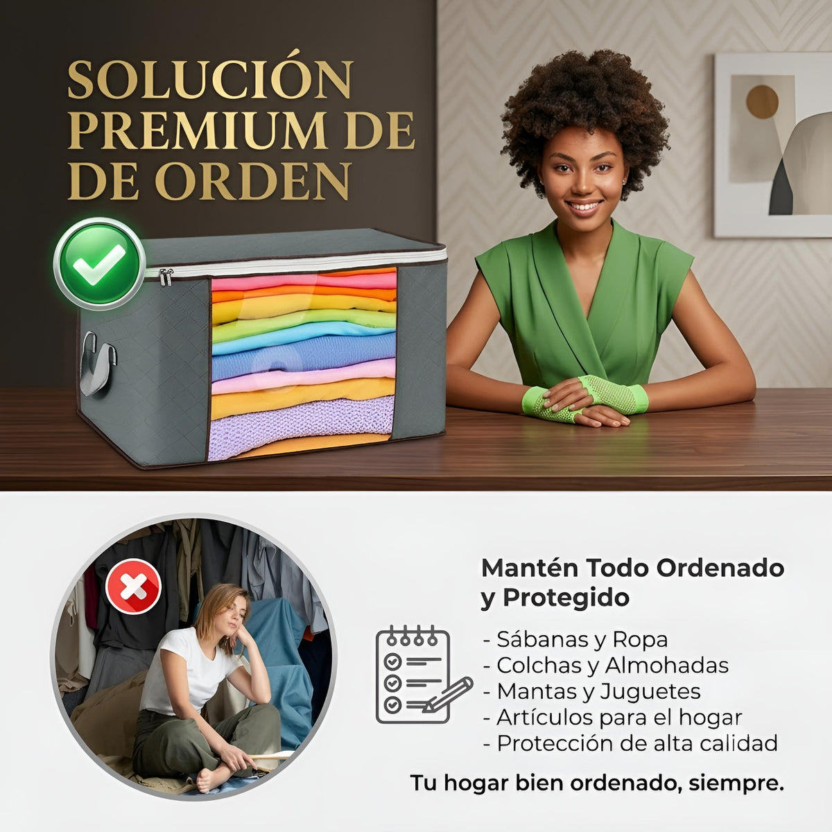 Pack 4 Organizadores de Ropa