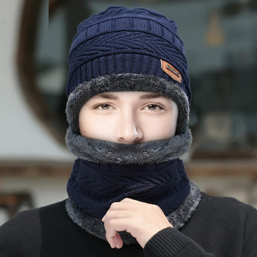 Set de 2 piezas: gorro + cuello térmico – Protección Completa para el Frío