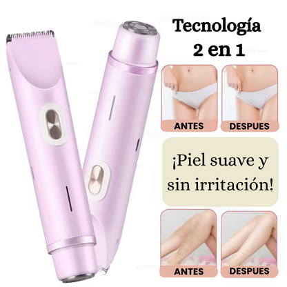 Depiladora Femenina Premium SoftTouch (Doble Cabezal)