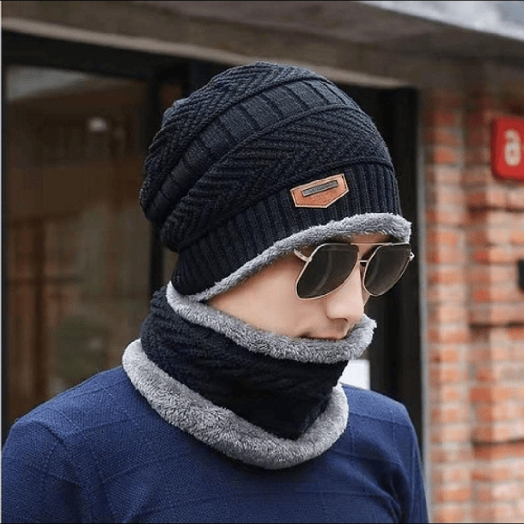 Set de 2 piezas: gorro + cuello térmico – Protección Completa para el Frío