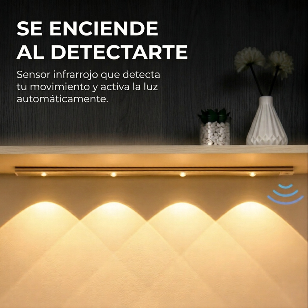 Barra LED Modern con Sensor de Movimiento 50 cm 💡