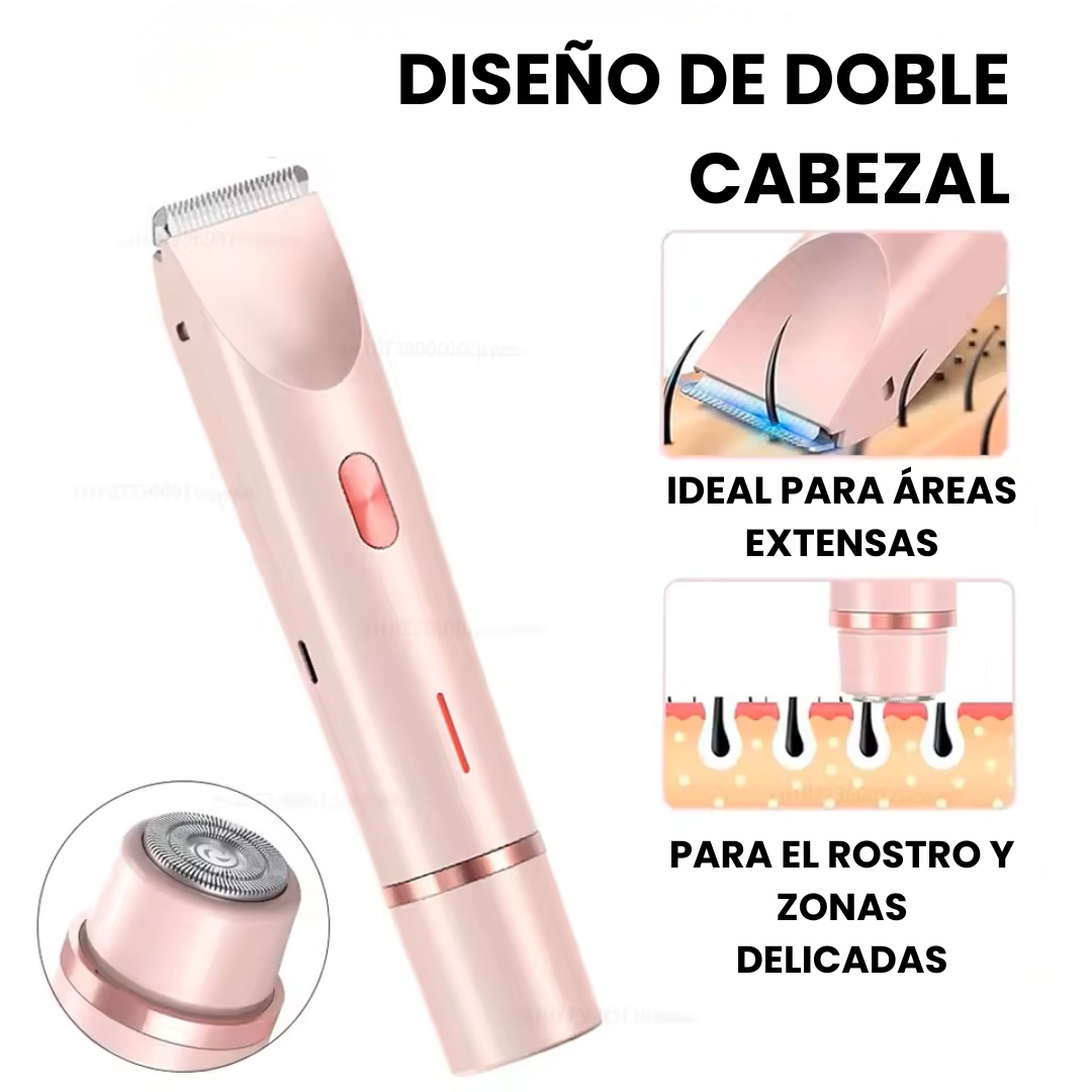 Depiladora Femenina Premium SoftTouch (Doble Cabezal)