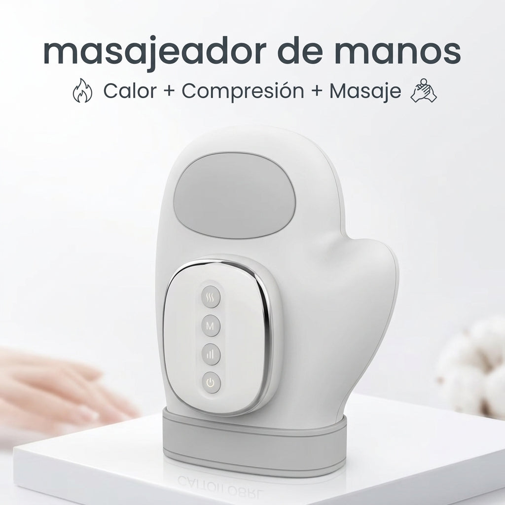 Masajeador de Manos para el Confort de la Artritis: Calor + Compresión + Masaje