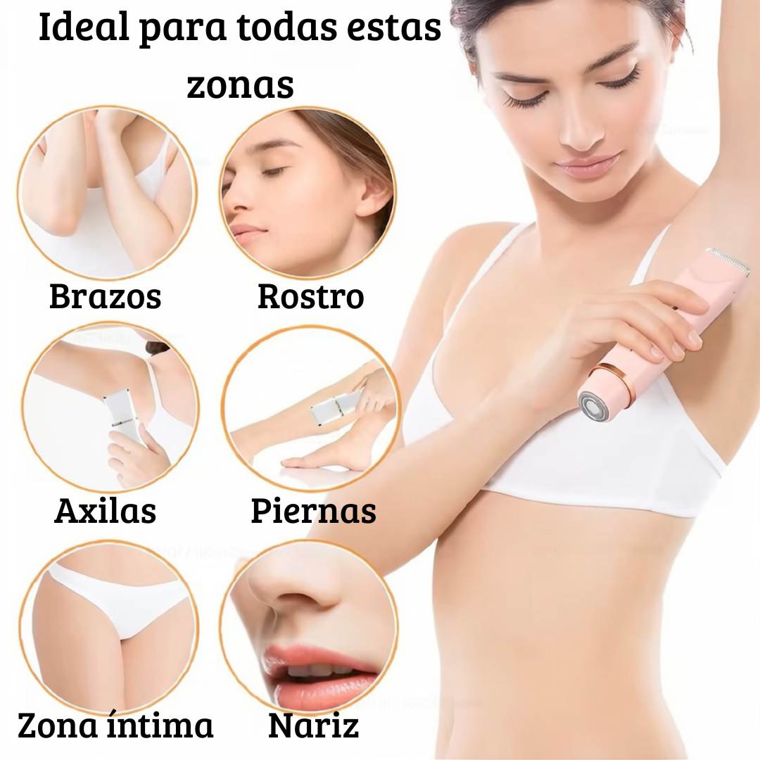 Depiladora Femenina Premium SoftTouch (Doble Cabezal)