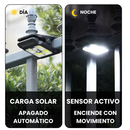 💡 Lámpara Solar con Sensor de Movimiento y Clip
