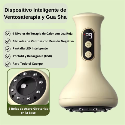 Masajeador Terapéutico de Ventosas Inteligente 3 en 1