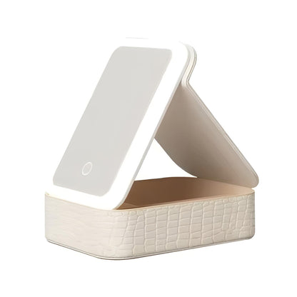 Organizador de Maquillaje con Espejo LED Inteligente