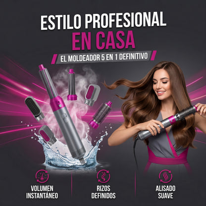 StylerPro 5-en-1: Moldeador y Secador Multifunción